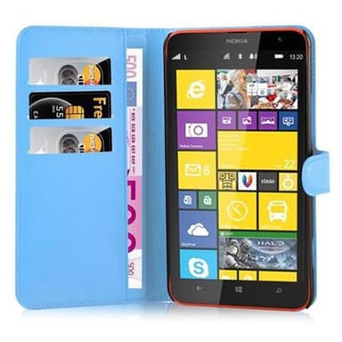 Nokia Lumia 1320 Plånboksfodral Skal (Blå)