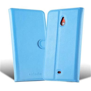 Nokia Lumia 1320 Plånboksfodral Skal (Blå)