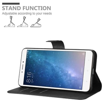 Xiaomi Mi MAX 2 Plånboksfodral Skal (Svart)