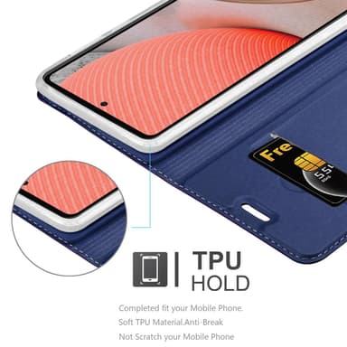 Samsung Galaxy A72 4G / 5G Fodral Skal Case (Blå)