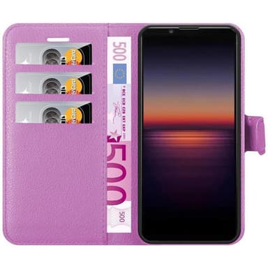 Sony Xperia 1 II Plånboksfodral Skal (Lila)
