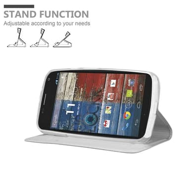 Motorola MOTO G2 Fodral Skal Case (Silver)