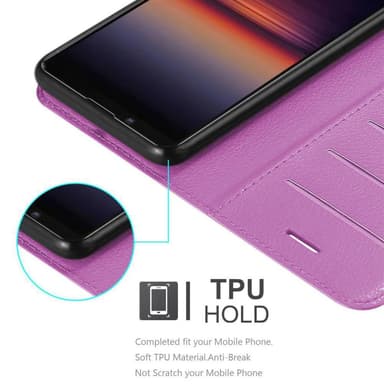 Sony Xperia 1 II Plånboksfodral Skal (Lila)