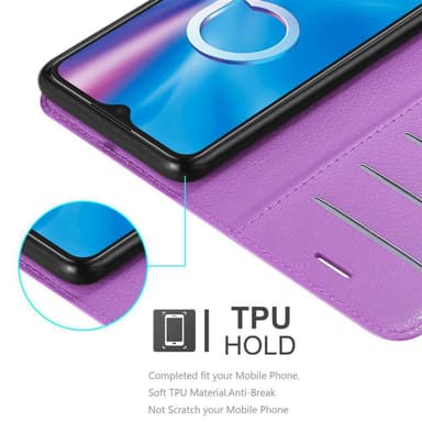 Alcatel 1S 2020 Plånboksfodral Skal (Lila)