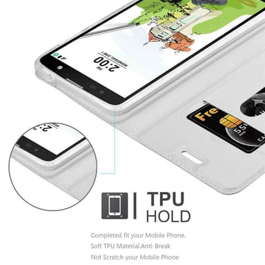 LG STYLUS 2 Fodral Skal Case (Silver)