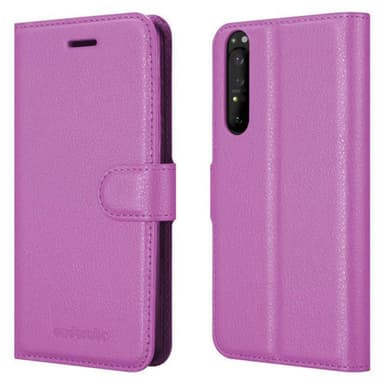 Sony Xperia 1 II Plånboksfodral Skal (Lila)