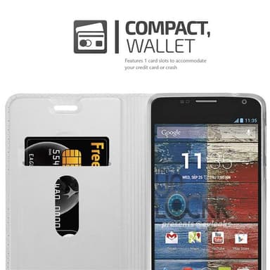 Motorola MOTO G2 Fodral Skal Case (Silver)