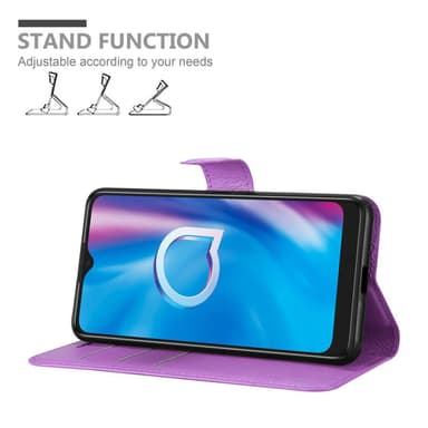 Alcatel 1S 2020 Plånboksfodral Skal (Lila)
