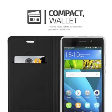 Huawei P8 LITE 2015 Fodral Skal Case (Svart)