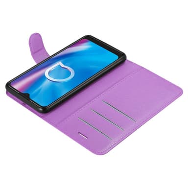 Alcatel 1S 2020 Plånboksfodral Skal (Lila)