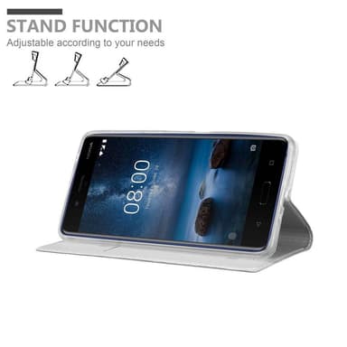 Nokia 8 2017 Fodral Skal Case (Silver)