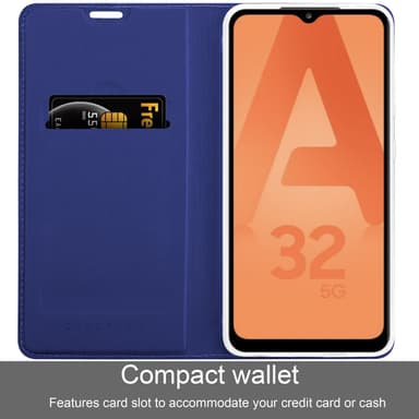 Samsung Galaxy A32 5G Fodral Skal Case (Blå)