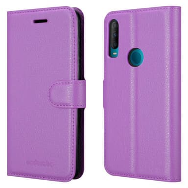 Alcatel 1S 2020 Plånboksfodral Skal (Lila)