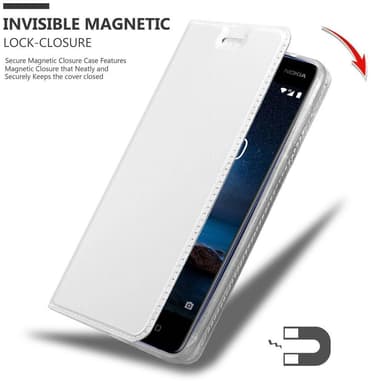 Nokia 8 2017 Fodral Skal Case (Silver)