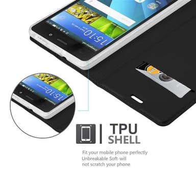 Huawei P8 LITE 2015 Fodral Skal Case (Svart)