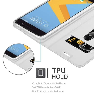 HTC ONE M10 Fodral Skal Case (Silver)
