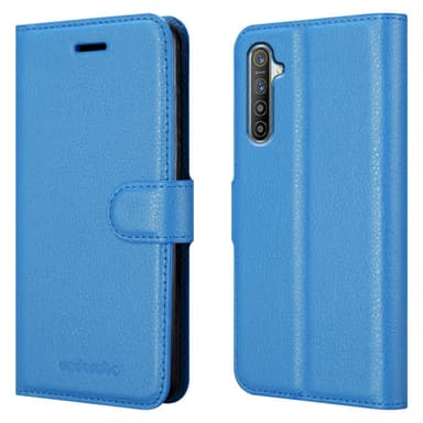 Realme X2 / XT / Oppo K5 Plånboksfodral Skal (Blå)