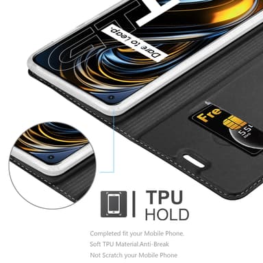 Realme GT / GT Neo 2T / Q3 PRO Fodral Skal Case (Svart)