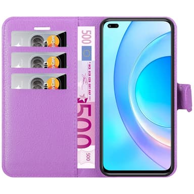 Honor 50 LITE Plånboksfodral Skal (Lila)