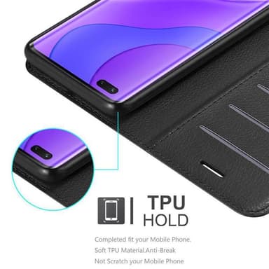 Huawei NOVA 7 PRO 5G Plånboksfodral Skal (Svart)