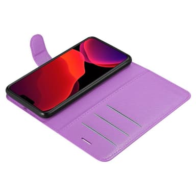 iPhone 12 MINI Plånboksfodral Skal (Lila)
