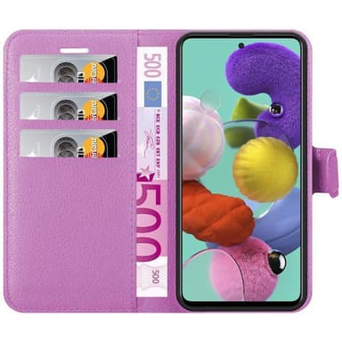 Samsung Galaxy A51 5G Plånboksfodral Skal (Lila)