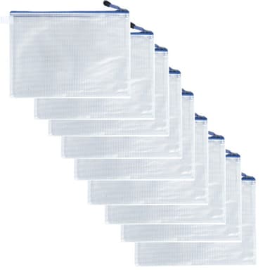 24 st transparenta zippåsar A4/A5