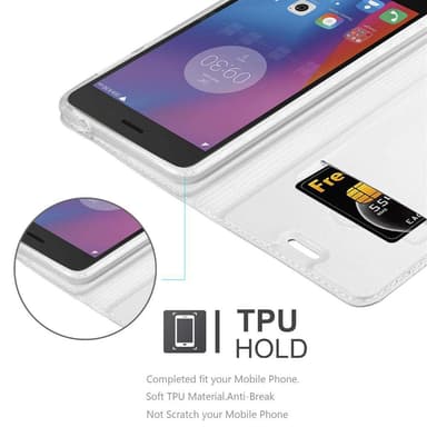 Lenovo K6 / K6 POWER Fodral Skal Case (Silver)