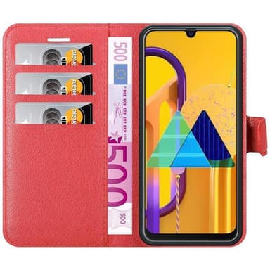 Samsung Galaxy M21 / M30s Plånboksfodral Skal (Röd)