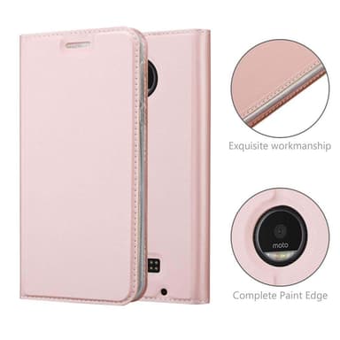 Motorola MOTO Z PLAY Fodral Skal Case (Rosa)