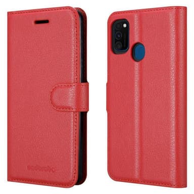 Samsung Galaxy M21 / M30s Plånboksfodral Skal (Röd)