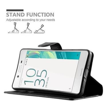 Sony Xperia X Plånboksfodral Skal (Svart)