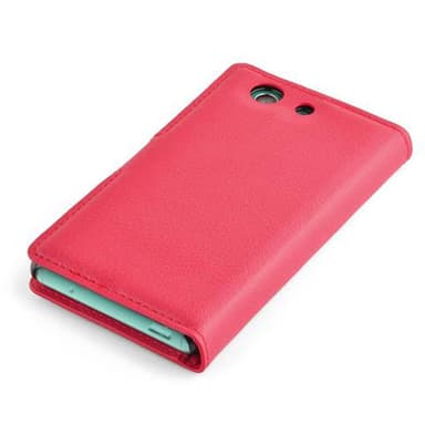 Sony Xperia Z3 COMPACT Plånboksfodral Skal (Röd)