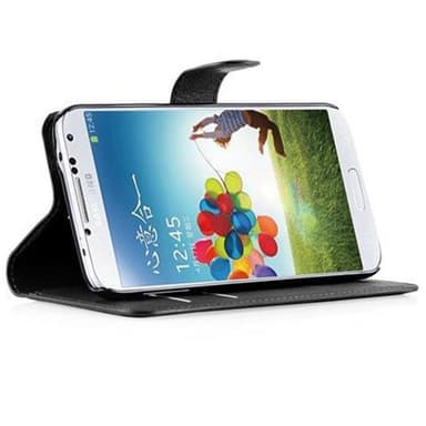 Samsung Galaxy S5 / S5 NEO Plånboksfodral Skal (Svart)