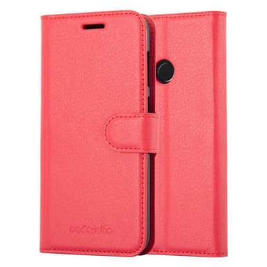 Huawei Enjoy 7 Plånboksfodral Skal (Röd)