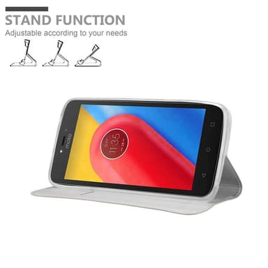 Motorola MOTO C Fodral Skal Case (Silver)