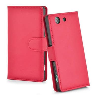 Sony Xperia Z3 COMPACT Plånboksfodral Skal (Röd)