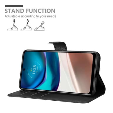 Motorola MOTO G42 Plånboksfodral Skal (Svart)