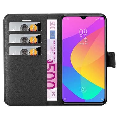 Xiaomi Mi CC9 Plånboksfodral Skal (Svart)