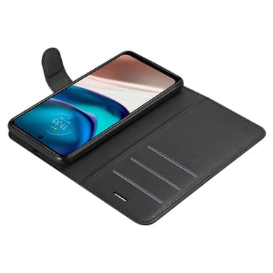 Motorola MOTO G42 Plånboksfodral Skal (Svart)