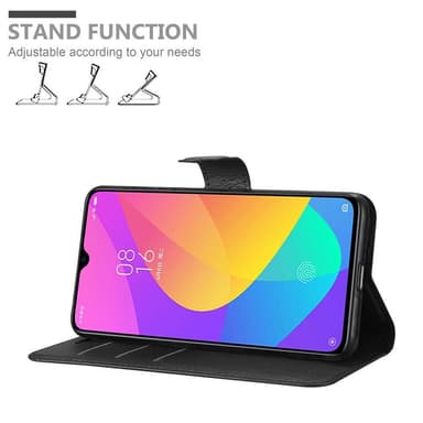 Xiaomi Mi CC9 Plånboksfodral Skal (Svart)