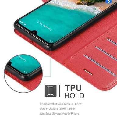 Xiaomi Mi A3 Plånboksfodral Skal (Röd)