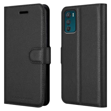Motorola MOTO G42 Plånboksfodral Skal (Svart)