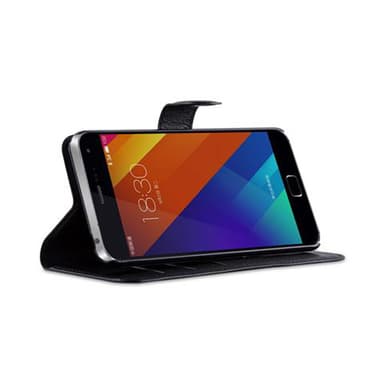 MEIZU MX5 Plånboksfodral Skal (Svart)
