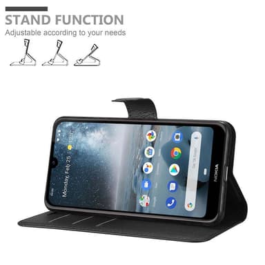 Nokia 4.2 Plånboksfodral Skal (Svart)
