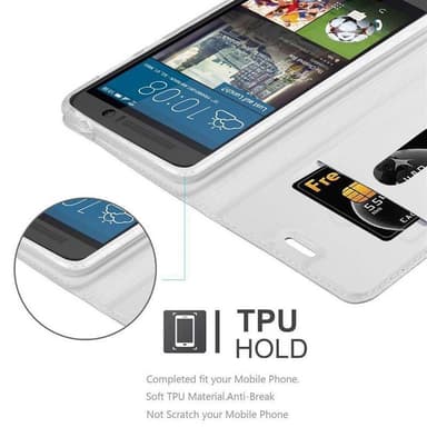 HTC ONE M9 Fodral Skal Case (Silver)