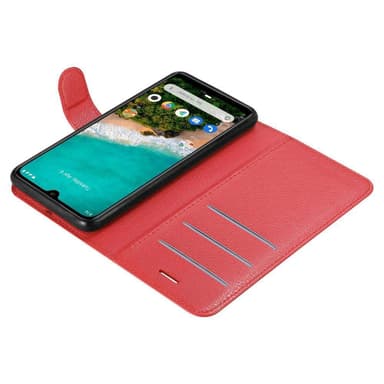 Xiaomi Mi A3 Plånboksfodral Skal (Röd)