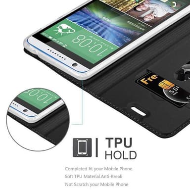 HTC Desire 820 Fodral Skal Case (Svart)