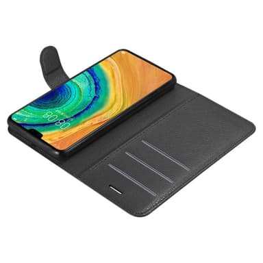 Huawei MATE 30 Plånboksfodral Skal (Svart)