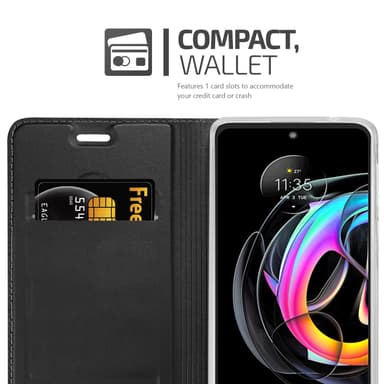 Motorola EDGE 20 LITE / FUSION Fodral Skal Case (Svart)